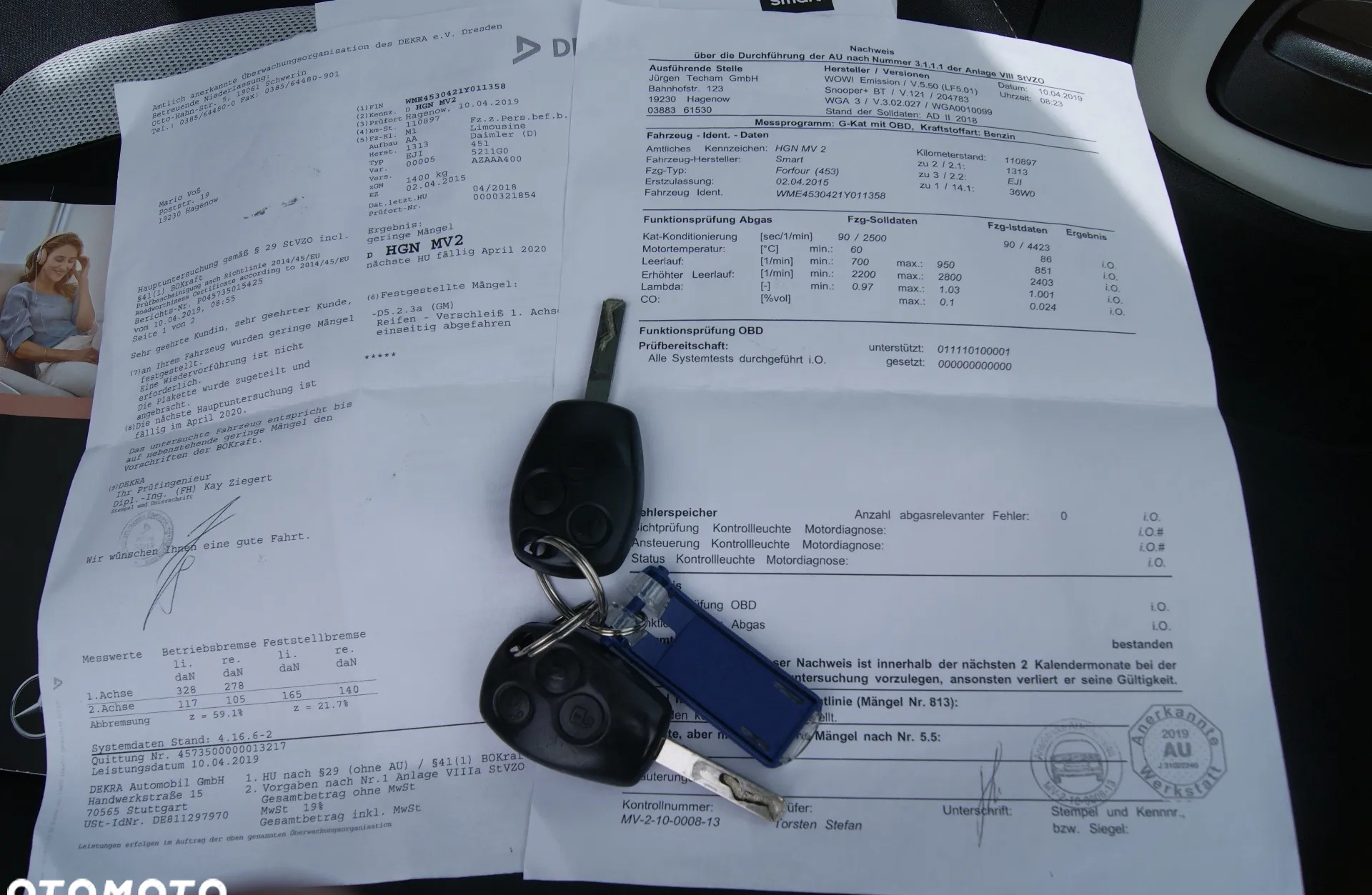 Smart Forfour cena 26000 przebieg: 175950, rok produkcji 2015 z Sierpc małe 191